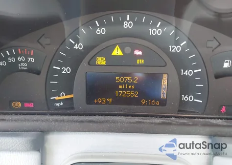 2003 Mercedes-Benz C 240 from USA, damaged, VIN WDBRF61J23F337544